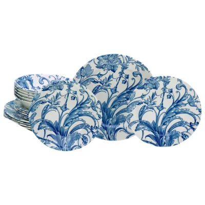 Creatable Tafelservice Venecia Blue Blau, Weiß