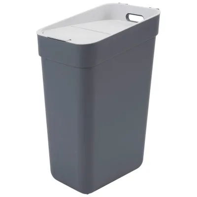 Curver Abfalleimer Dunkelgrau 25x55x37 cm