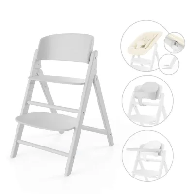 cybex Gold Hochstuhl Click \u0026 Fold Weiß 47x80.8-90.6x69.9-77.5 cm