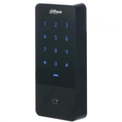 Dahua ASI1201E-V1 Standalone RFID Leser mit Tastatur, Kartenlesegerät für Stand-Alone Betrieb ohne Controller