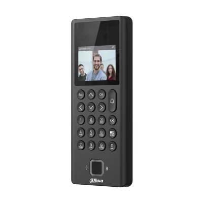 Dahua ASI3204E-DW 2,4" LCD Standalone IP WLAN Zutrittsmodul mit Fingerabdruck Scanner Gesichtserkennung Leser und Tastatur
