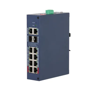 Dahua CHS4212-8GT-110 12 Ports mit 8 Ports PoE und 2 Ports SFP Cloud Managed PoE Switch