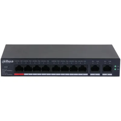 Dahua CS4010-8GT-110-V2 Desktop Gigabit Switch 10 Port Cloud Managed mit 8 Port PoE