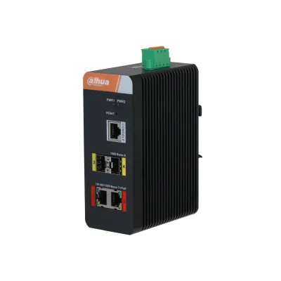 Dahua IS4204-2GT-120 4 Port Gigabit Industrie Switch mit 2 Port Gigabit PoE
