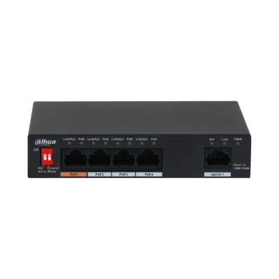 Dahua PFS3005-4ET-60-V2 5 Port Unmanaged Desktop Switch mit 4 Port PoE