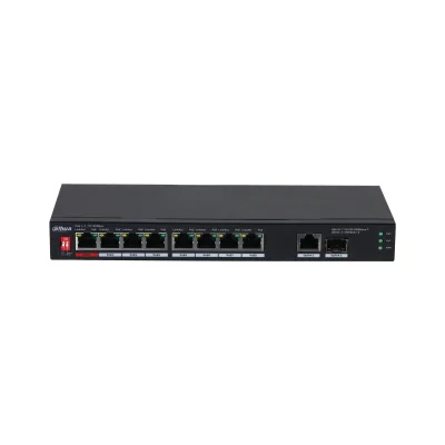 Dahua PFS3110-8ET1GT1GF-96 10 Port Unmanaged Desktop Switch mit 8 Port PoE