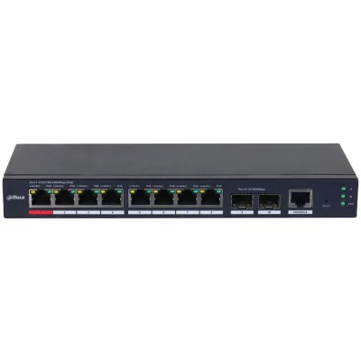 Dahua S4210-8GT-110 10 Port POE Managed Desktop Gigabit Switch mit 8 Port