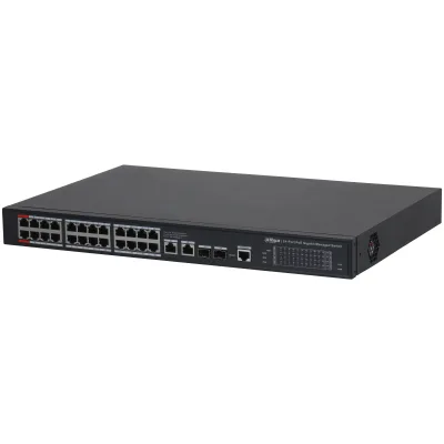 Dahua S4228-24GT-240 28 Port Managed Desktop Gigabit Switch mit 24 Port