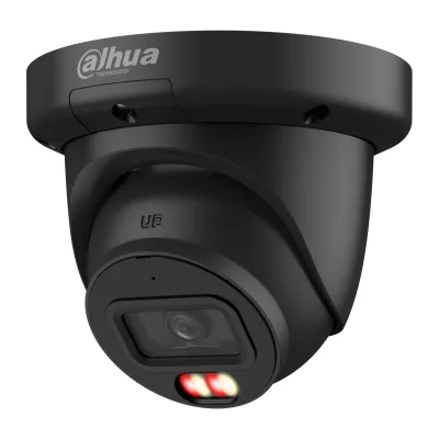 Dahua Turret Kamera DH-IPC-HDW3649QMP-S-IL-0280B-Black 2,8mm Wizsense Überwachungskamera mit 6 Megapixel Auflösung