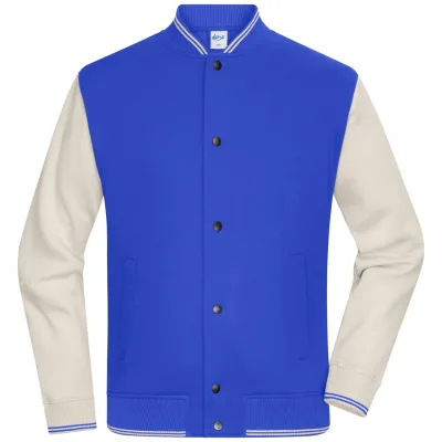 Daiber Sportive College-Jacke für Promotion und Lifestyle 8044 Gr. M royal/sandstone