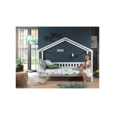 Vipack Hausbett Weiß 90x200 cm