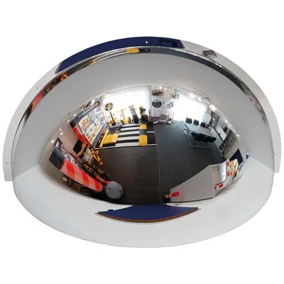 Dancop International GmbH DANCOP Panoramaspiegel Viertelkugel für Innen 180° ø 600mm