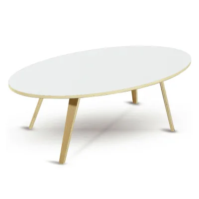 dasmöbelwerk Couchtisch Weiß 55x40x120 cm