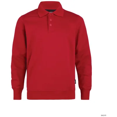 Dassy Poloshirt langarm LUCID 550002 COPESRE18 Gr. 4XL rot