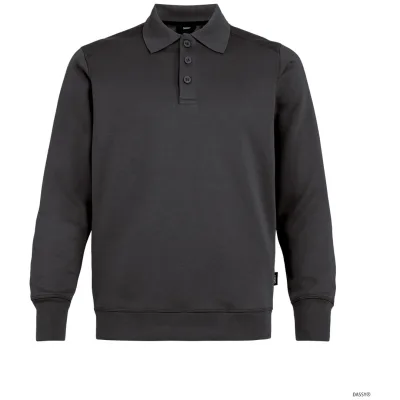 Dassy Poloshirt langarm LUCID 550002 COPESRE18 Gr. L anthrazitgrau