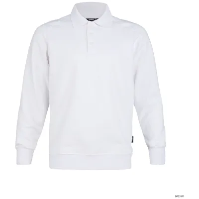 Dassy Poloshirt langarm LUCID 550002 COPESRE18 Gr. M weiß