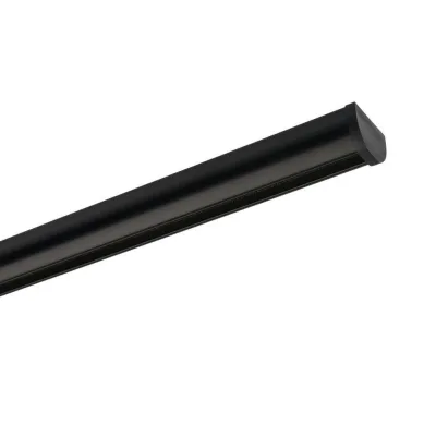 Deco-Raum Gardinenschiene Schwarz 350 cm