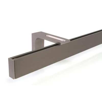 Deco-Raum Gardinenschiene Silber 340 cm
