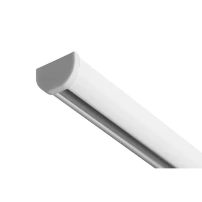 Deco-Raum Gardinenschiene Weiß 130 cm
