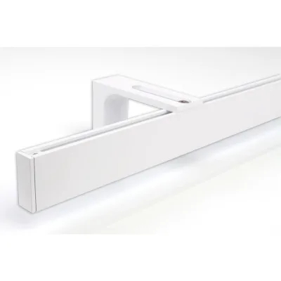 Deco-Raum Gardinenschiene Weiß 230 cm