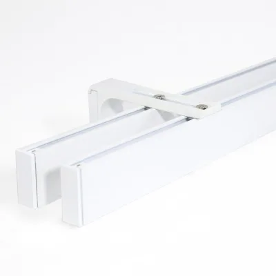 Deco-Raum Gardinenschiene Weiß 540 cm
