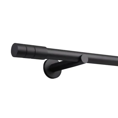 Deco-Raum Gardinenstange Schwarz 400 cm