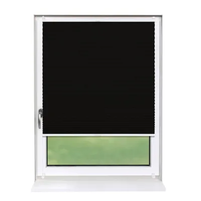Deco-Raum Plissee Schwarz 80x150 cm