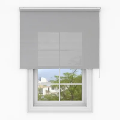 Deco-Raum Rollo Grau 115x150 cm