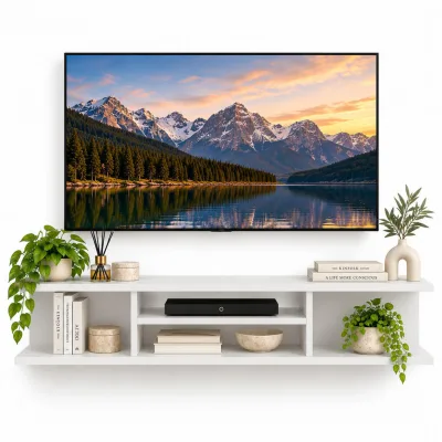 Decorotika Tv-Element Weiß 29.5x23.2x120 cm