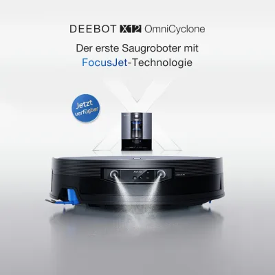 Ecovacs DEEBOT X12 OmniCyclone schwarz