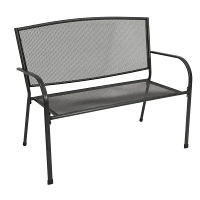 Bank CLASSIC 2-sitzer, Streckmetall anthrazit