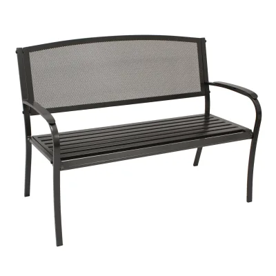 Bank COMO 2-sitzer, Streckmetall anthrazit