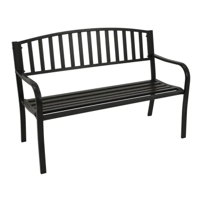 Bank NEWPORT 2-sitzer, Metall schwarz