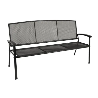 Bank RIVO 3-sitzer, Streckmetall eisengrau