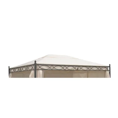 Dachplane für Pavillon Rivoli 3x4 Meter, Farbe ecru