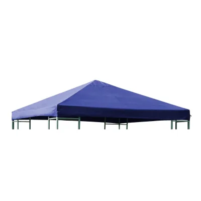 Ersatzdach für Metall- und Alupavillon 3x3 Meter dunkelblau, wasserdicht PVC-beschichtet