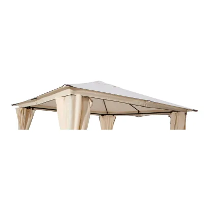 Ersatzdach für Pavillon VENEZIA, Polyester PVC-beschichtet écru