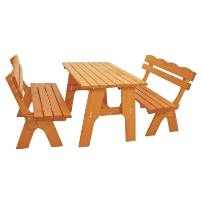 Garnitur FREITAL 3-teilig 120cm, Kiefer