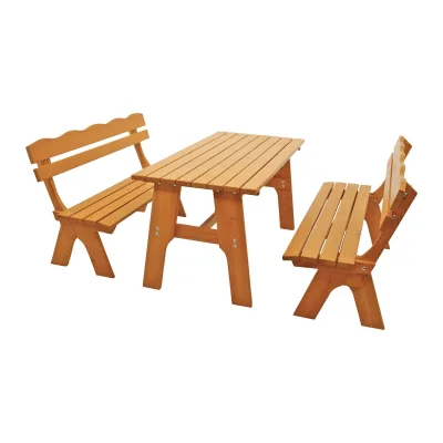 Garnitur FREITAL 3-teilig 150cm, Kiefer