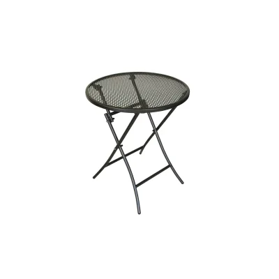 Klapptisch MOCCA 60cm rund, Streckmetall eisengrau