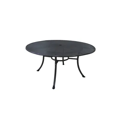 Tisch RIVO 150cm rund, Streckmetall eisengrau