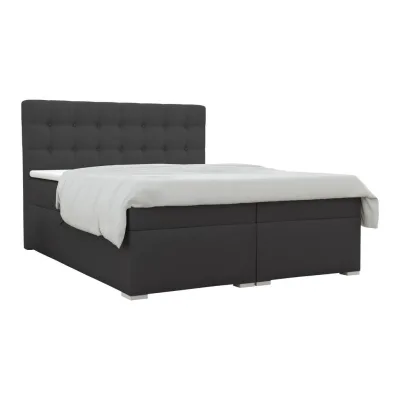 Deine Möbel 24 Boxbett Anthrazit 140x200 cm