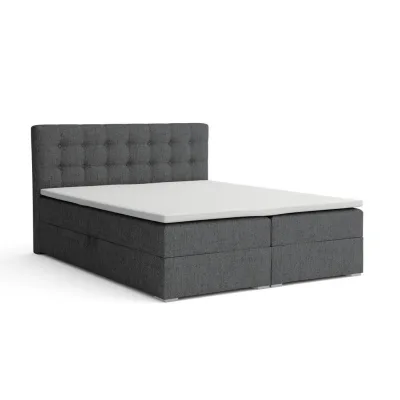 Deine Möbel 24 Boxbett Anthrazit 200x200 cm