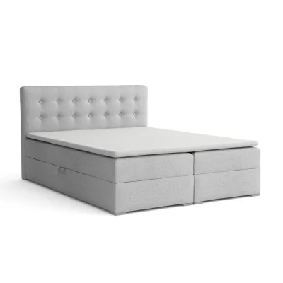 Deine Möbel 24 Boxbett Hellgrau 180x200 cm