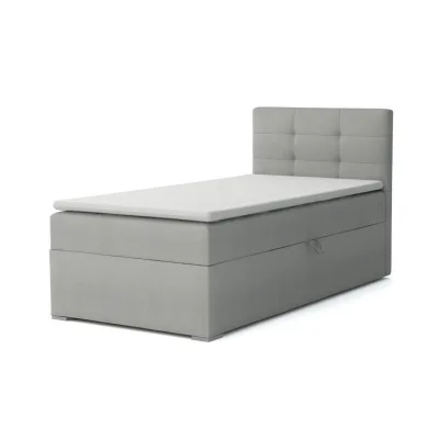 Deine Möbel 24 Boxbett Hellgrau 90x200 cm