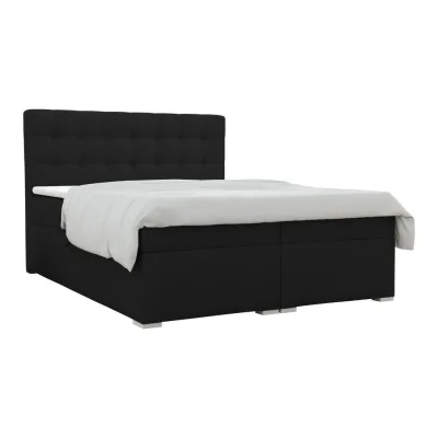 Deine Möbel 24 Boxbett Schwarz 120x200 cm