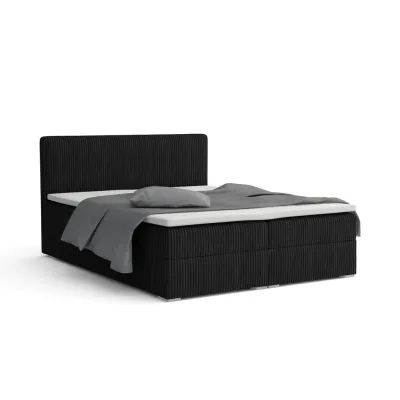 Deine Möbel 24 Boxbett Schwarz 140x200 cm