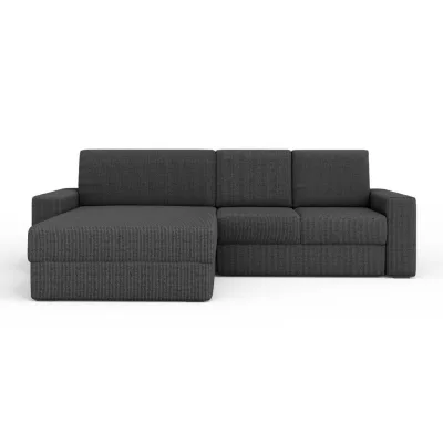 Deine Möbel 24 Ecksofa Anthrazit 275x170 cm
