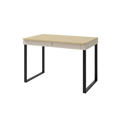 Deine Möbel 24 Kinderschreibtisch Beige, Eiche 125x75x63 cm