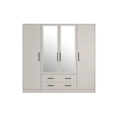 Deine Möbel 24 Kleiderschrank Kaschmir 200x190x56 cm